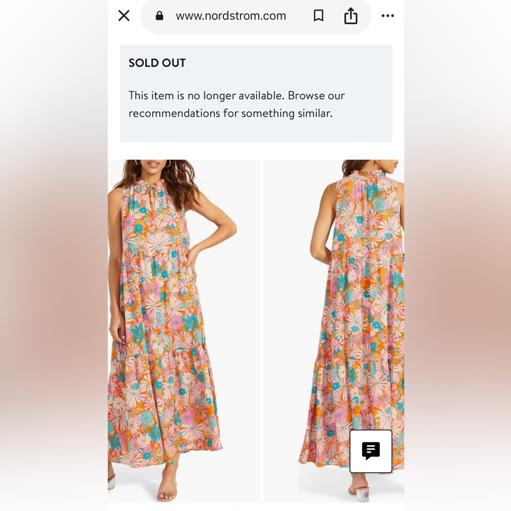 BB Dakota by Steve Madden Floral Maxi Dress - Multicolor
